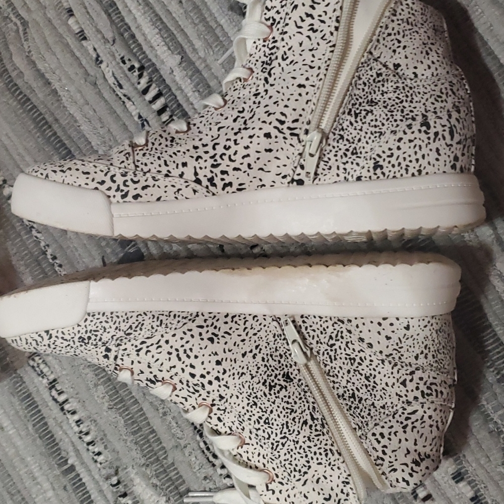 ROXY 10 women's leopard 🐆 print high tops - Picture 3 of 6